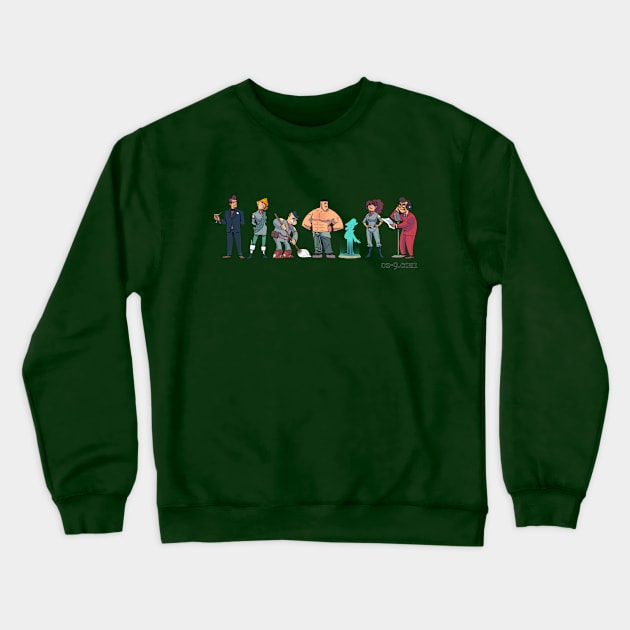 The original seven 9compoops Crewneck Sweatshirt by Oz9